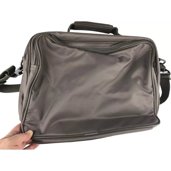 Delsey‎ Unisex Adults Brown Detachable Strap Document Case Briefcase Size Medium - Picture 7 of 11